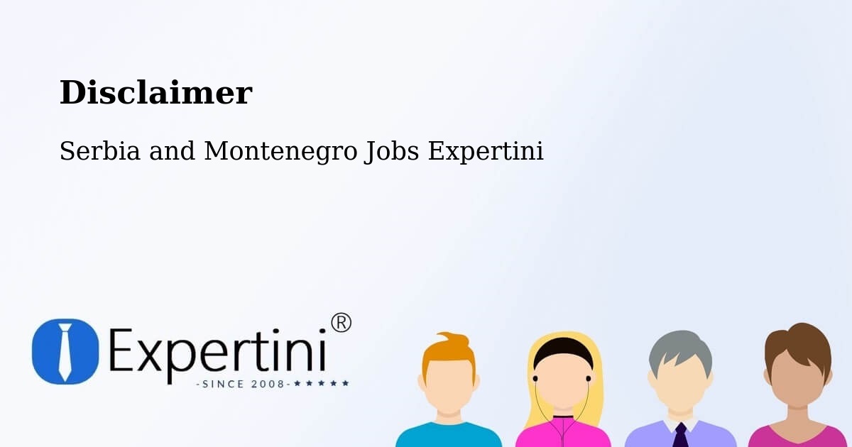 Disclaimer – Sydney - Serbia and Montenegro Jobs Expertini